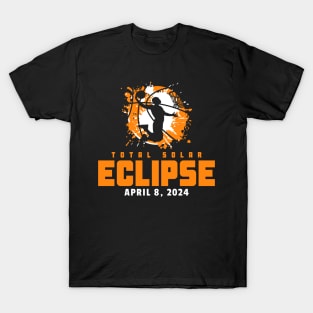 Total Solar Eclipse 2024 Basketball T-Shirt